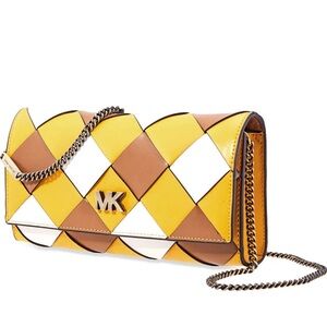 Michael Kors Large Woven Jasmine Bag/Wallet - NWT